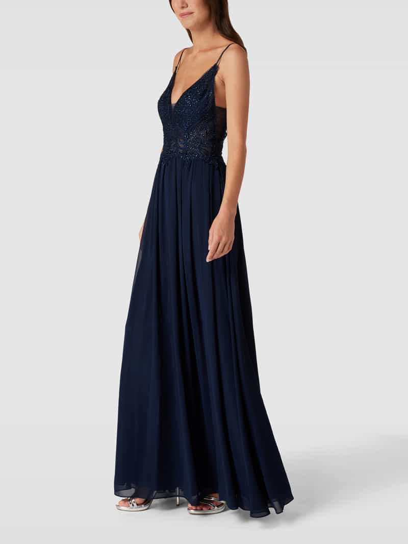 Bruidsjurk met borduursels Mascara