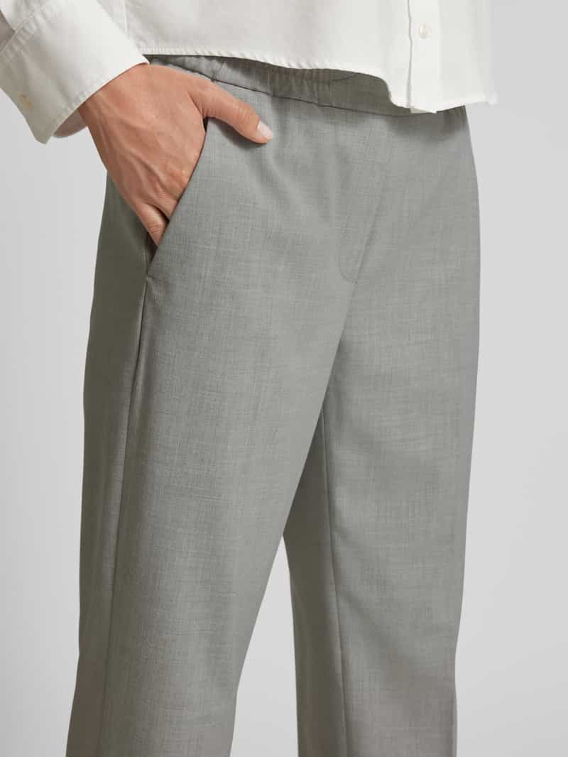 Opus Regular fit stoffen broek met verkort model 'Melosi'