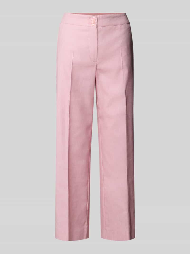 Betty Barclay Broek met persplooien en elastische band