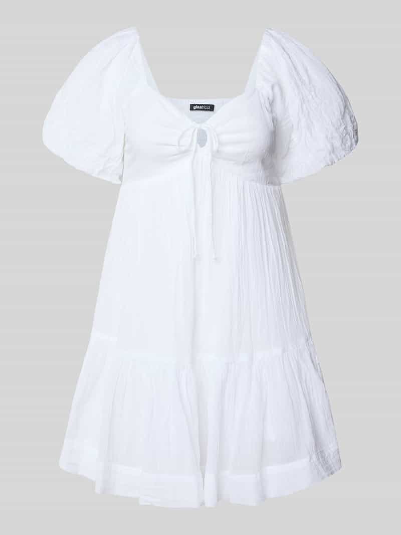 Gina Tricot Mini-jurk met pofmouwen