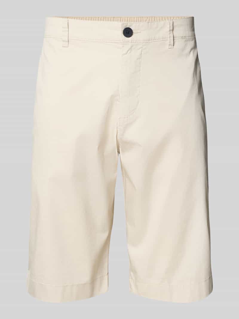 Tom Tailor Regular fit bermuda van katoenmix