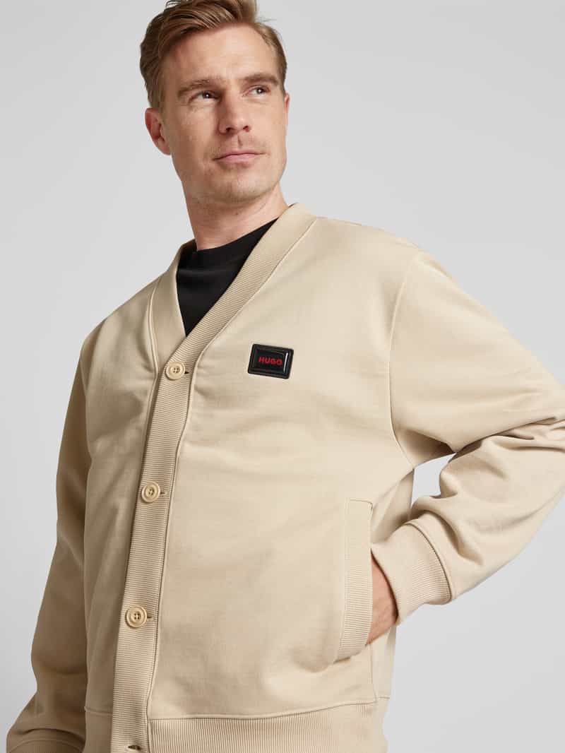HUGO Sweatjack met knoopsluiting model 'Dacardigo'
