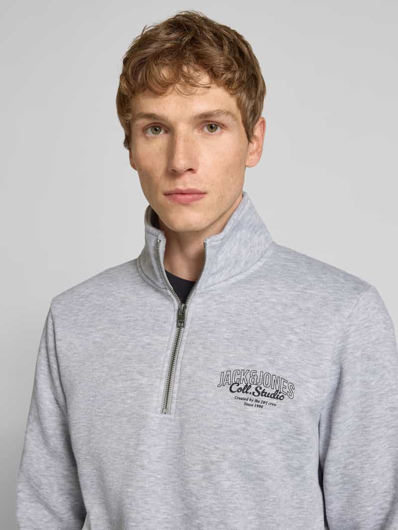 jack & jones Sweatshirt met opstaande kraag model 'AKOTO'