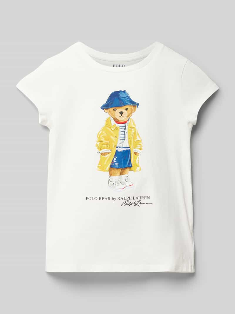 RALPH LAUREN TEENS T-shirt met labelprint