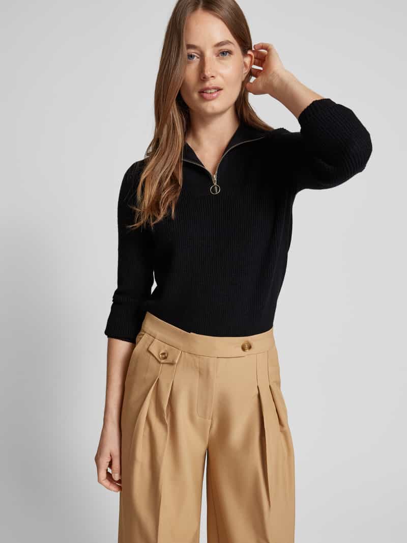 Christian Berg Woman Gebreide pullover met schipperskraag