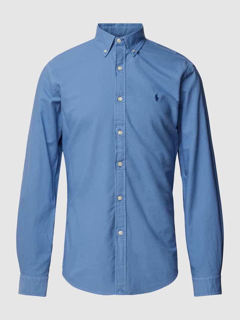 Polo Ralph Lauren Slim fit vrijetijdsoverhemd in denim-look