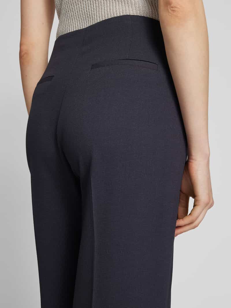 comma Wide leg pantalon met persplooien