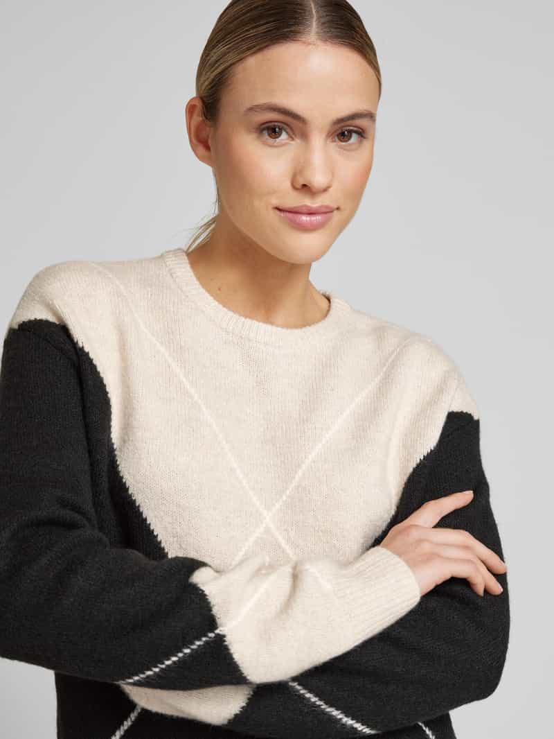 Christian Berg Woman Gebreide pullover met ronde hals