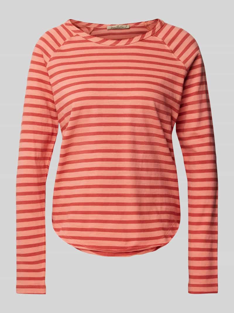 Smith and Soul Regular fit shirt met lange mouwen van puur katoen