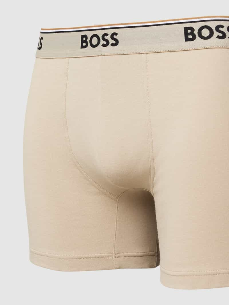 Boss Boxershort met elastische band met logo in een set van 3 stuks