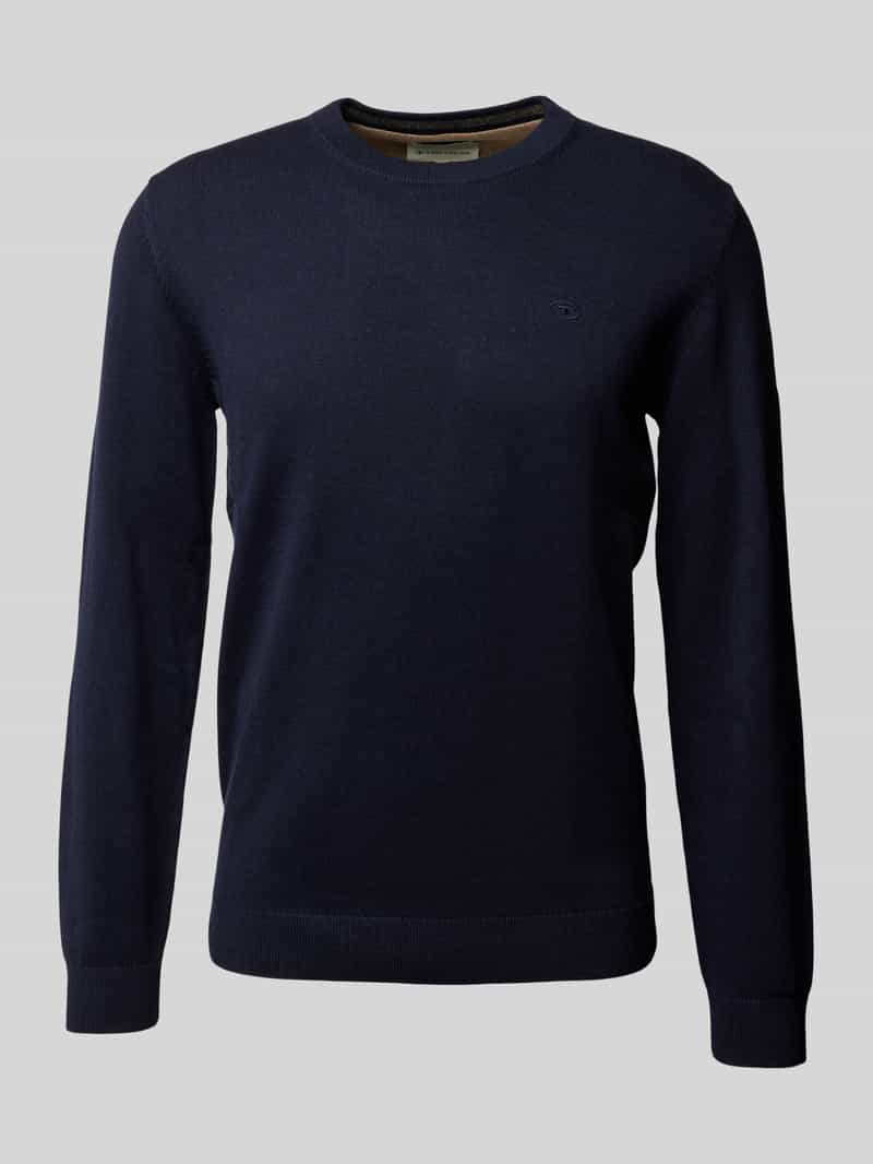 Tom Tailor Gebreide pullover met ronde hals