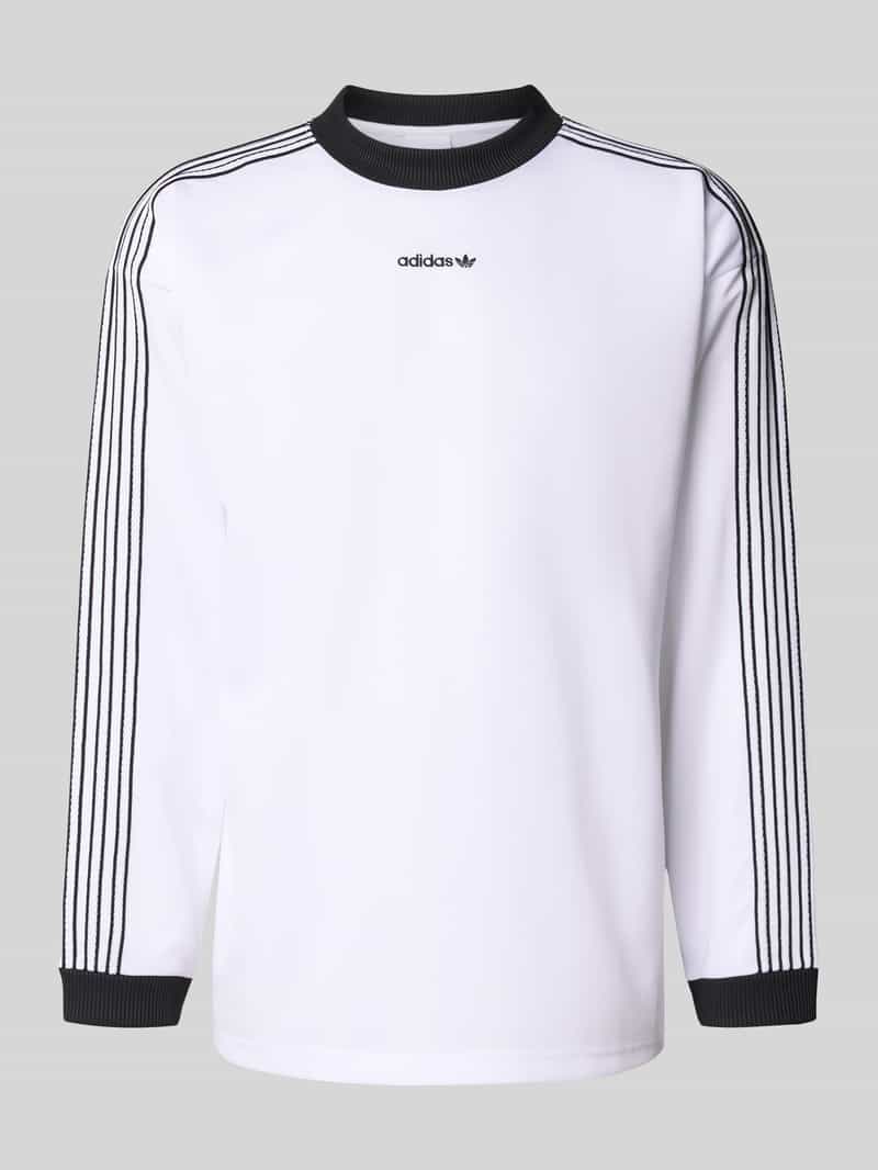 adidas Originals Shirt met lange mouwen en ribboorden
