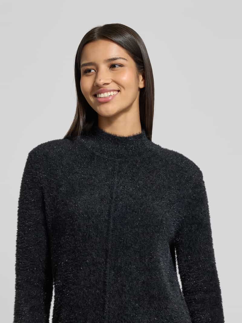 Christian Berg Woman Gebreide jurk met opstaande kraag