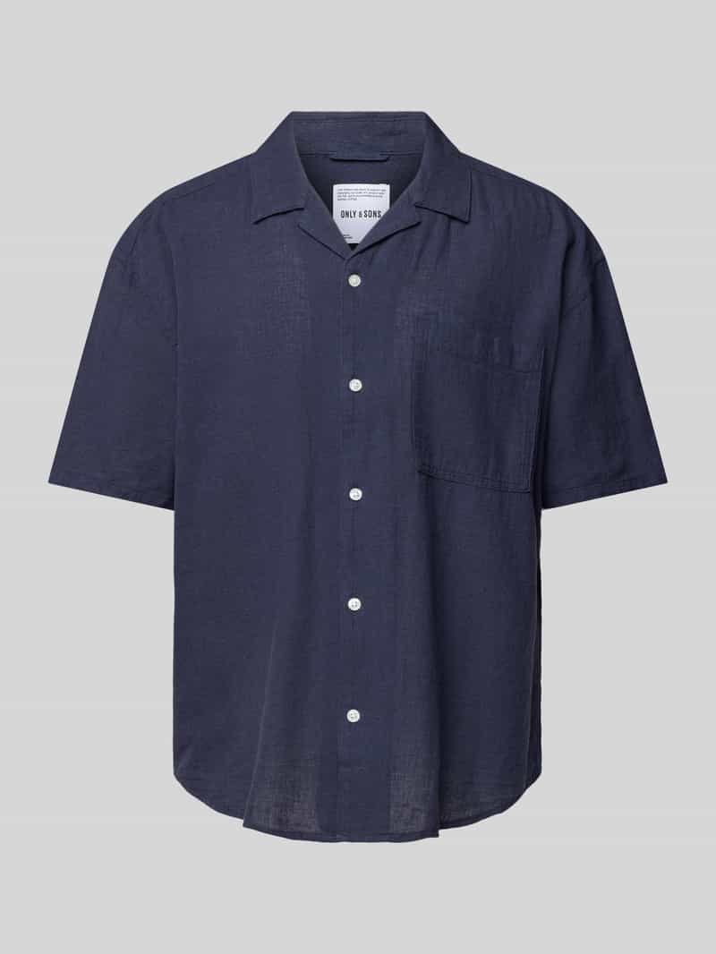Only & Sons Relaxed fit vrijetijdsoverhemd met 1 2-mouwen model 'CAIDEN'