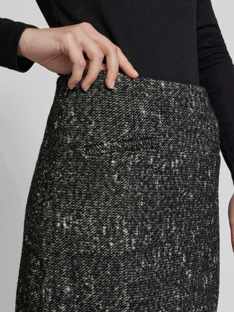 Tom Tailor Denim Minirok in A-lijn van bouclé met wol
