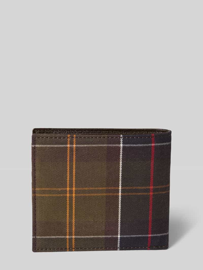 Barbour Portemonnee van echt leer
