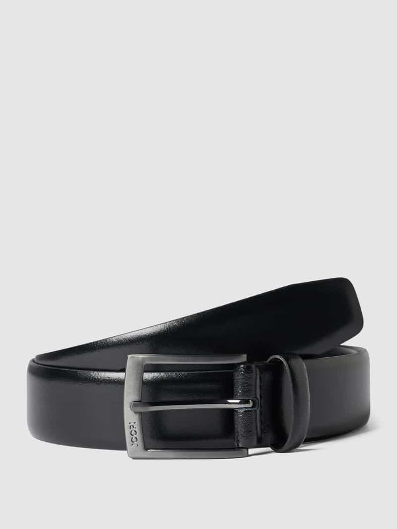 JOOP! Collection Leren ceintuur met doornsluiting