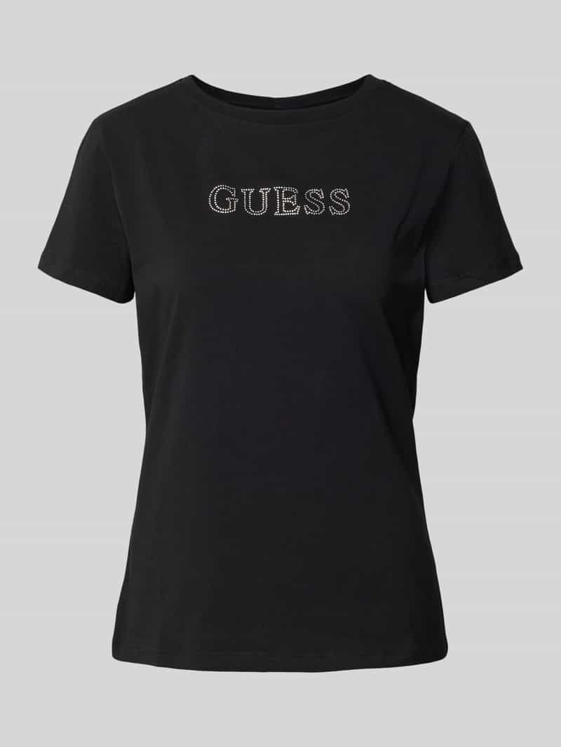 T-shirt met labeldetail, model 'BRIANA'