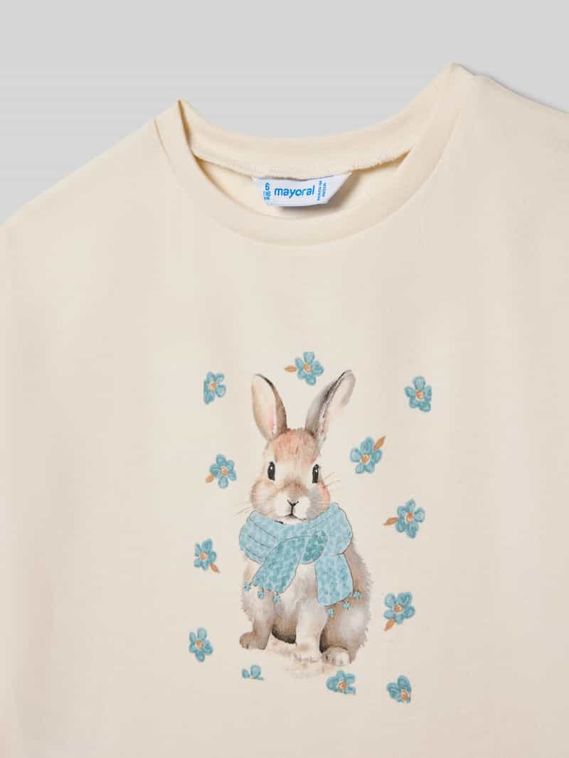 Mayoral Regular fit shirt met lange mouwen en motiefprint