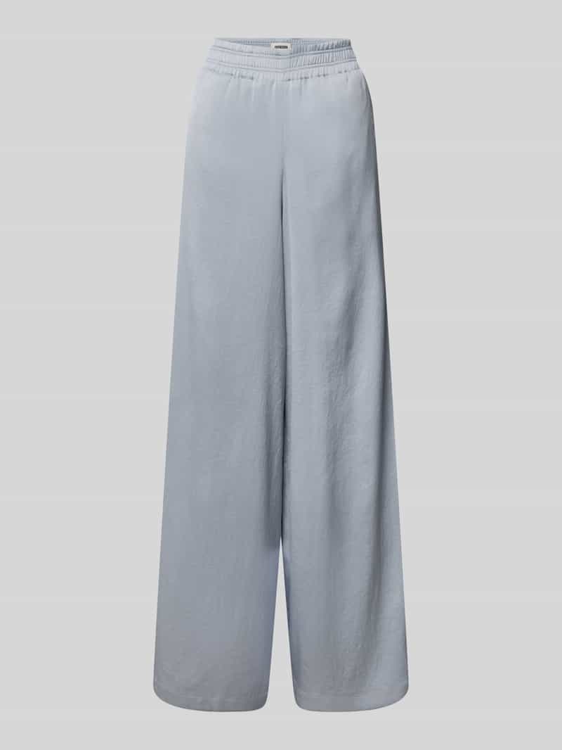 drykorn Broek met wijde pijpen en elastische band model 'CEILING'