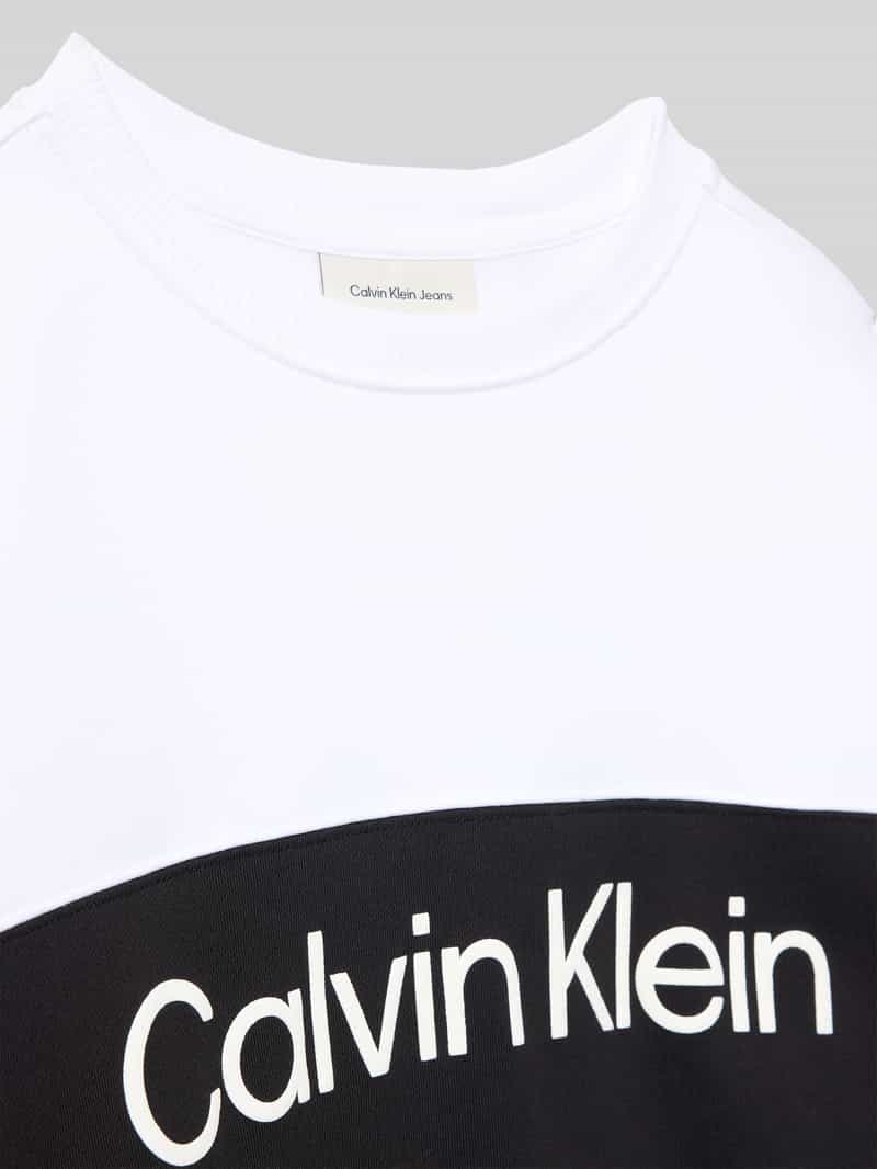 Calvin Klein Jeans Sweatshirt met labelprint