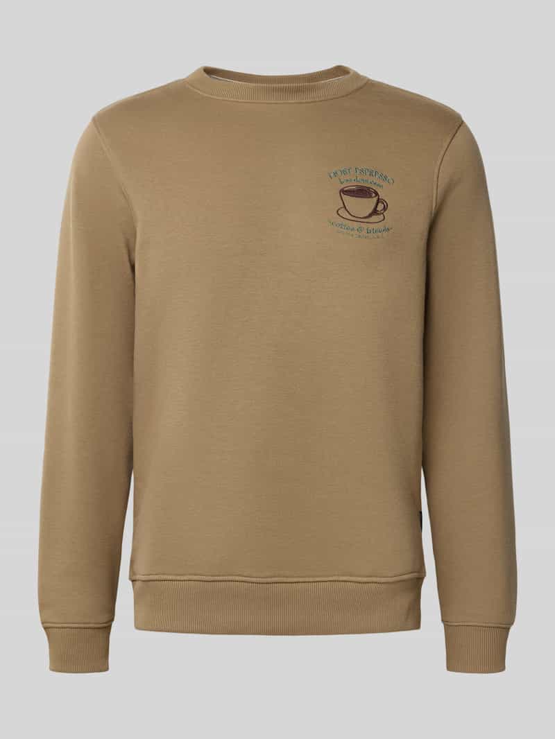 Blend Sweatshirt met motiefstitching model 'HIFOLO'