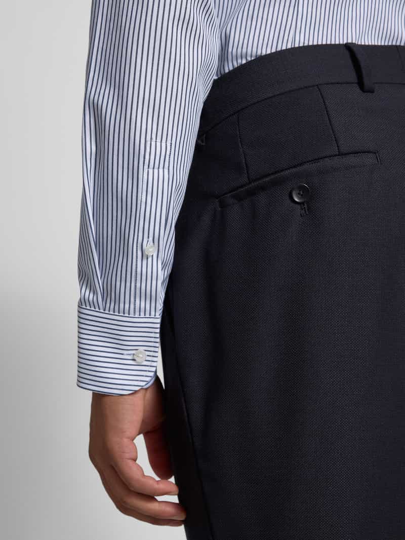 Boss Slim fit zakelijk overhemd van puur katoen model 'HANK'