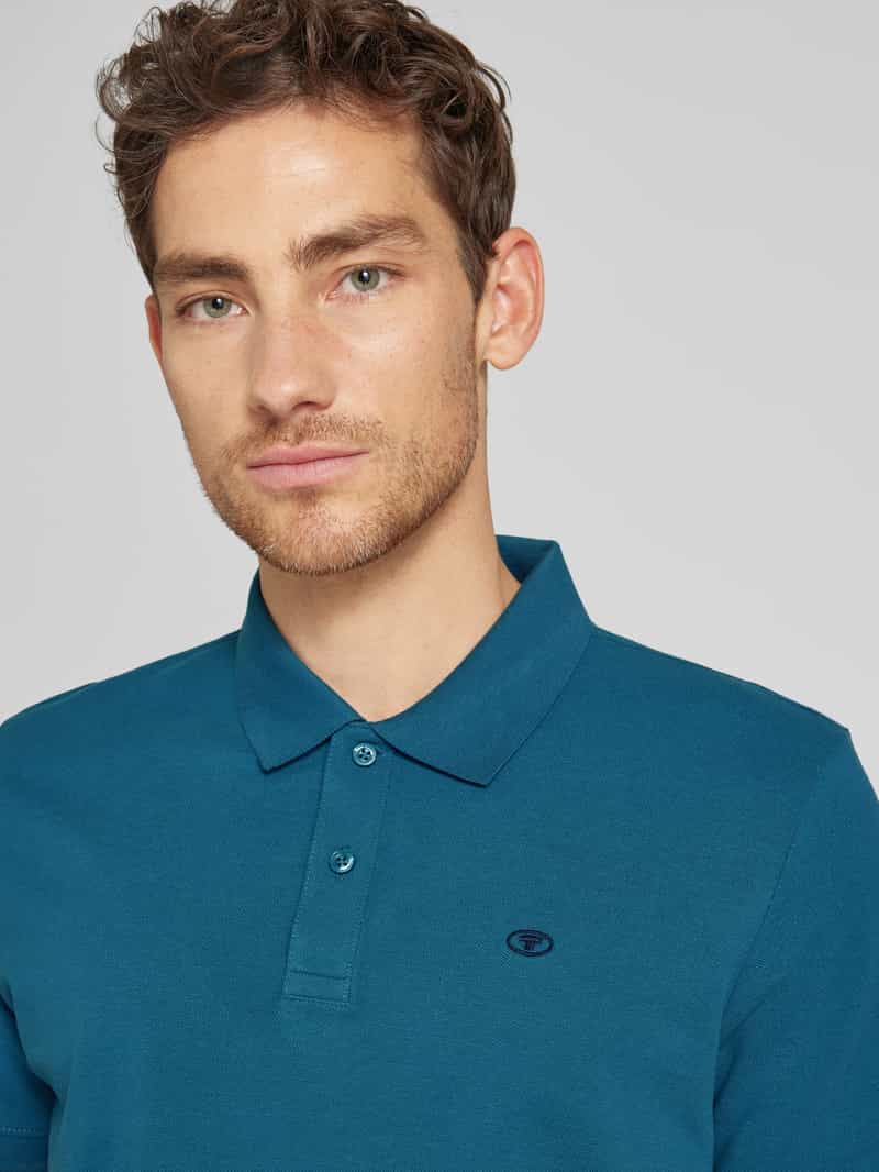 Tom Tailor Poloshirt met labeldetail