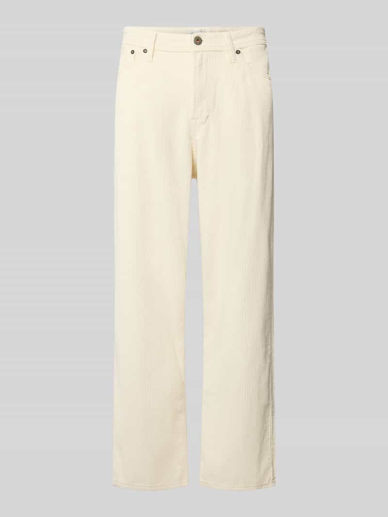 Straight leg corduroy broek van puur katoen model 'ALEX'