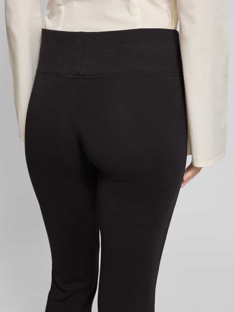 Review Flared fit legging met viscose