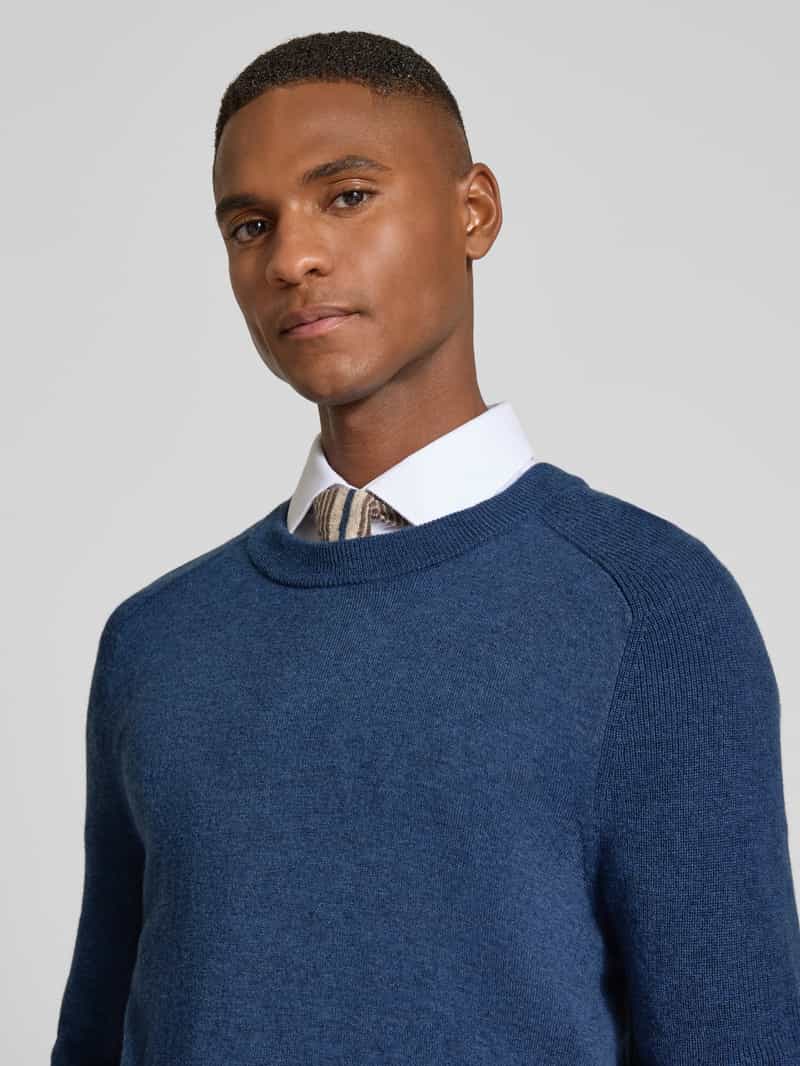 maerz muenchen Regular fit pullover van pure scheerwol model 'Geelong'