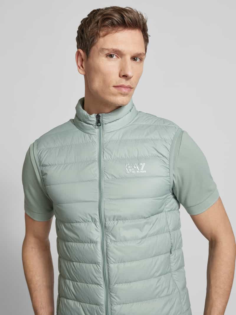 EA7 Emporio Armani Bodywarmer met opstaande kraag model 'TRAIN CORE'