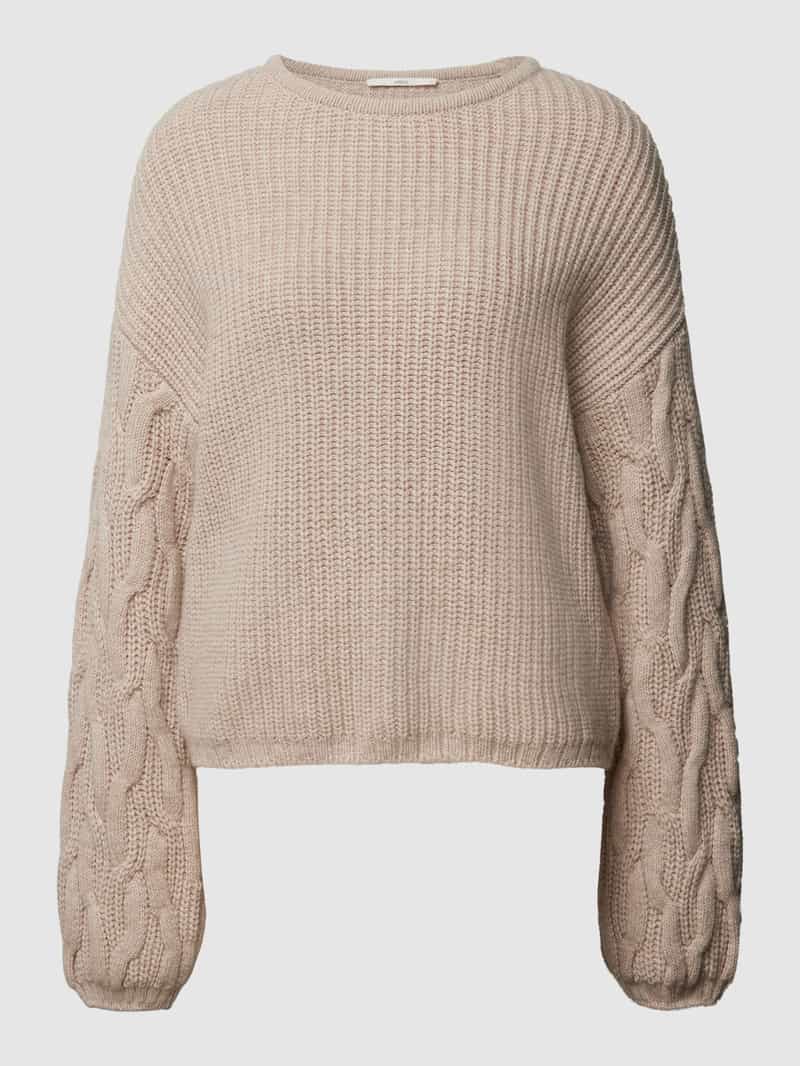 LANIUS Gebreide pullover met kabelpatroon