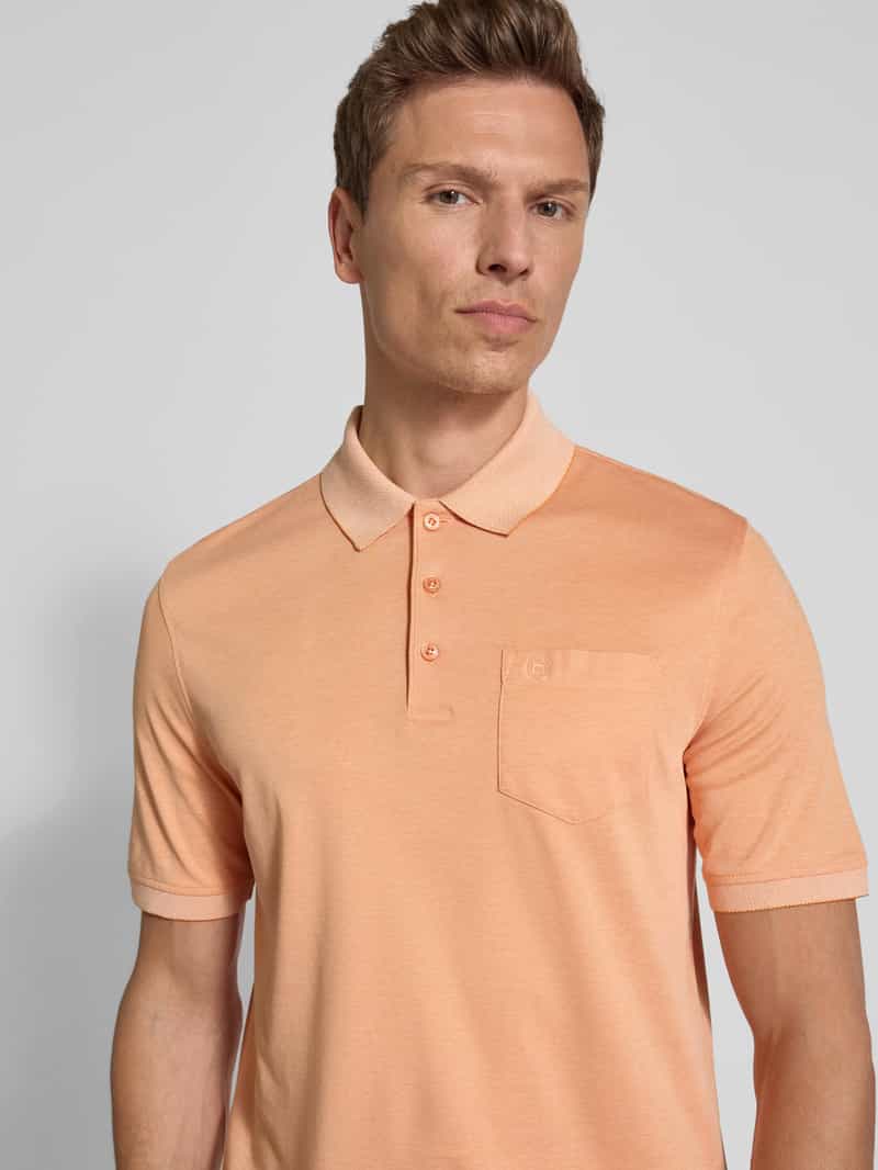 Bugatti Poloshirt met borstzak