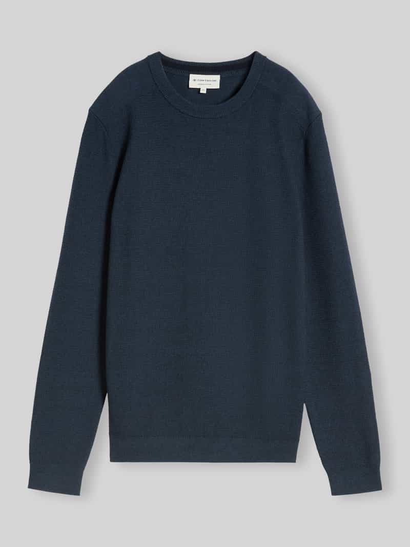 Tom Tailor Pullover met gestructureerde fijngebreide look