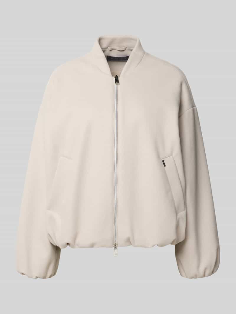 WHITE LABEL Jack met extra brede schouders en tweewegsritssluiting