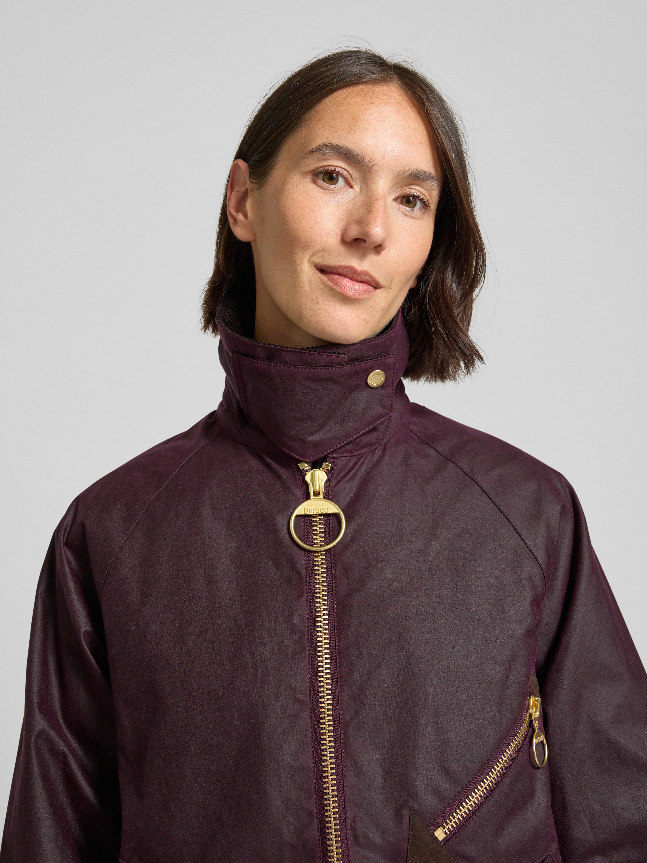 Barbour Relaxed fit gewaxt jack van puur katoen model 'ARLENE'