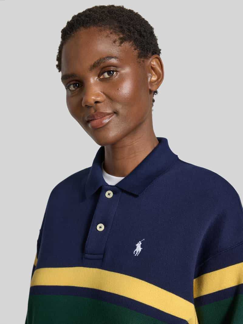 Polo Ralph Lauren Sweatshirt met logostitching en polokraag