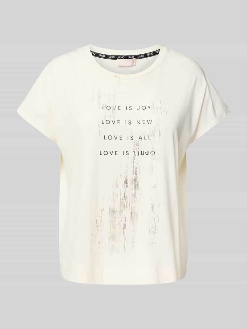 LIU JO SPORT T-shirt met labelprint