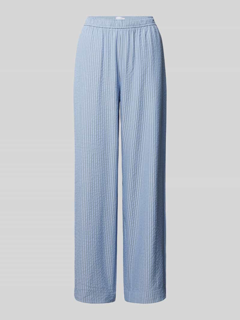 Jake*s Collection Straight leg stoffen broek met structuurmotief