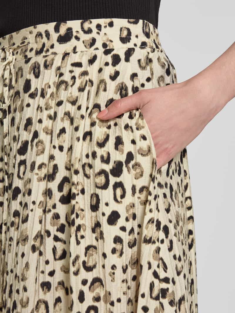 MSCH Copenhagen Midirok met plissévouwen model 'Alyona Vlora'