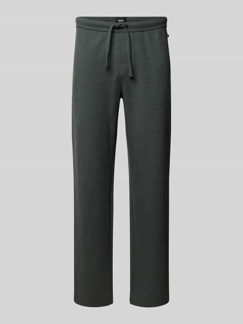 Boss Regular fit sweatpants van katoenmix