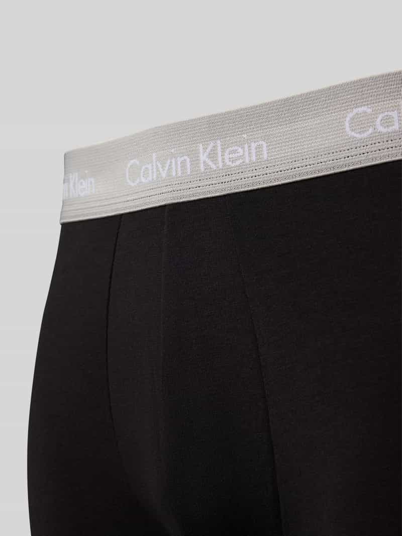 Calvin Klein Underwear Boxershort van viscose met label in band in een set van 3 stuks