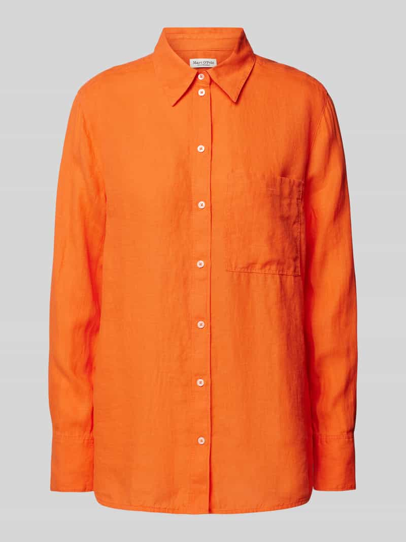 Marc O'Polo Overhemdblouse met overhemdkraag