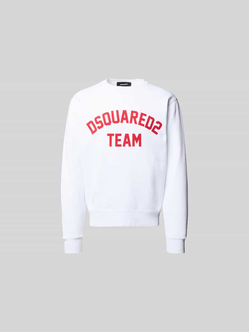 Sweatshirt met ribboorden