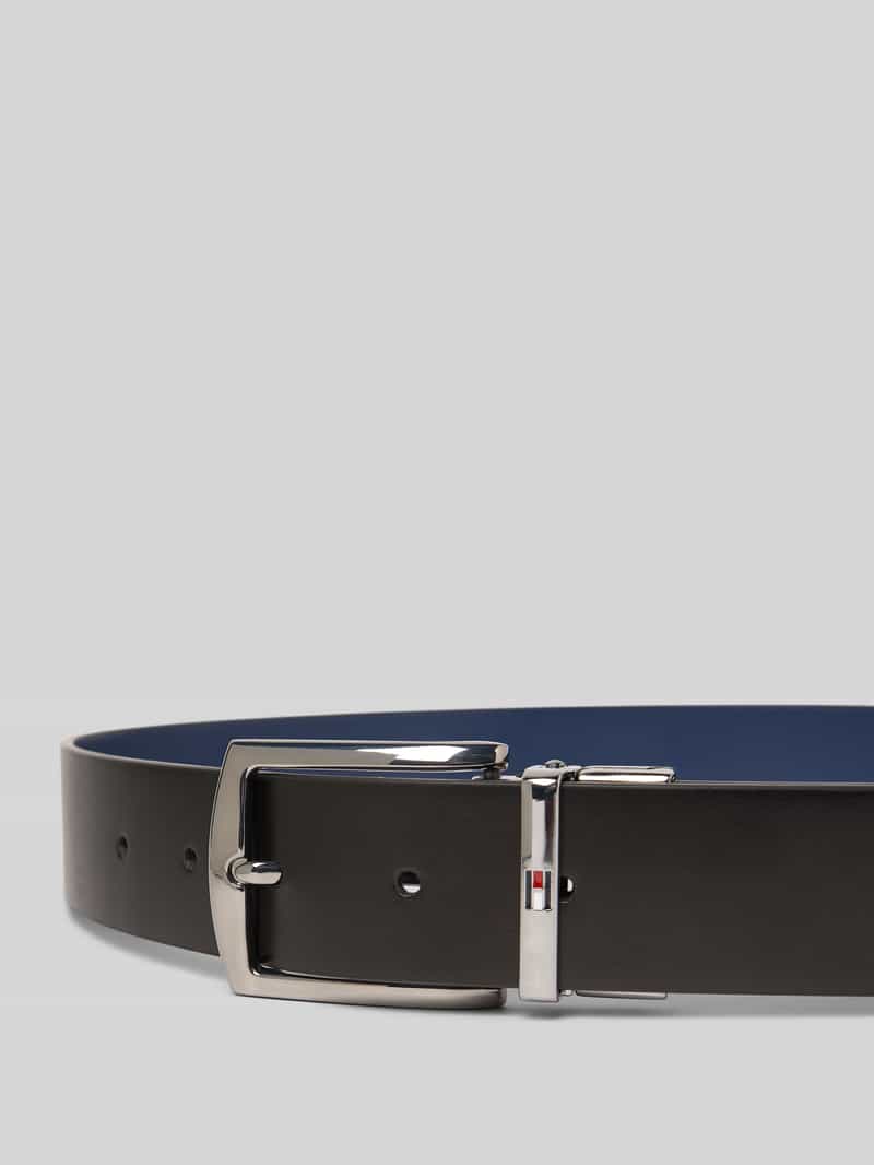 Tommy Hilfiger Leren riem met reliëflogo