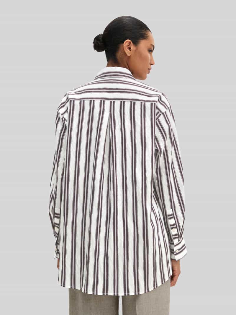 Marc O'Polo Regular fit blouse met lange mouwen van modalmix