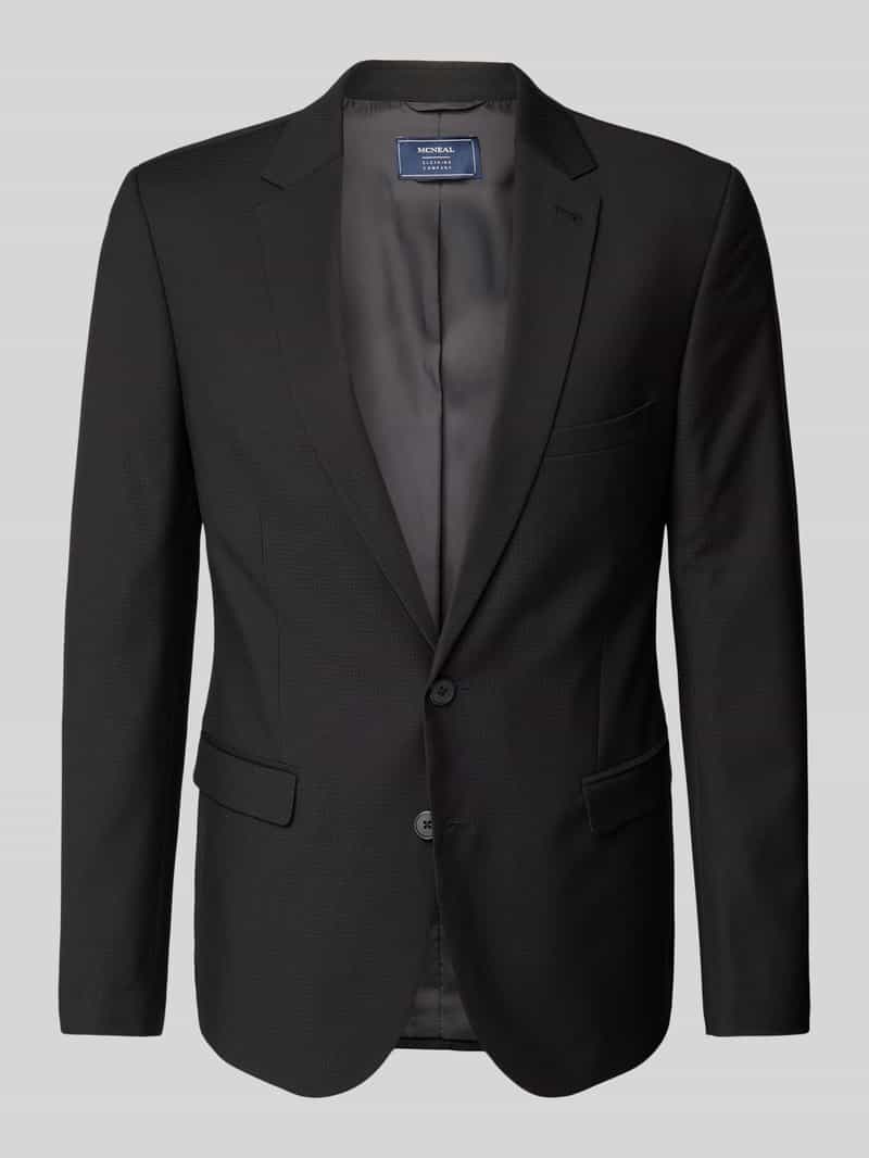 MCNEAL 2-knoops colbert met paspelzakken op de borst en viscose