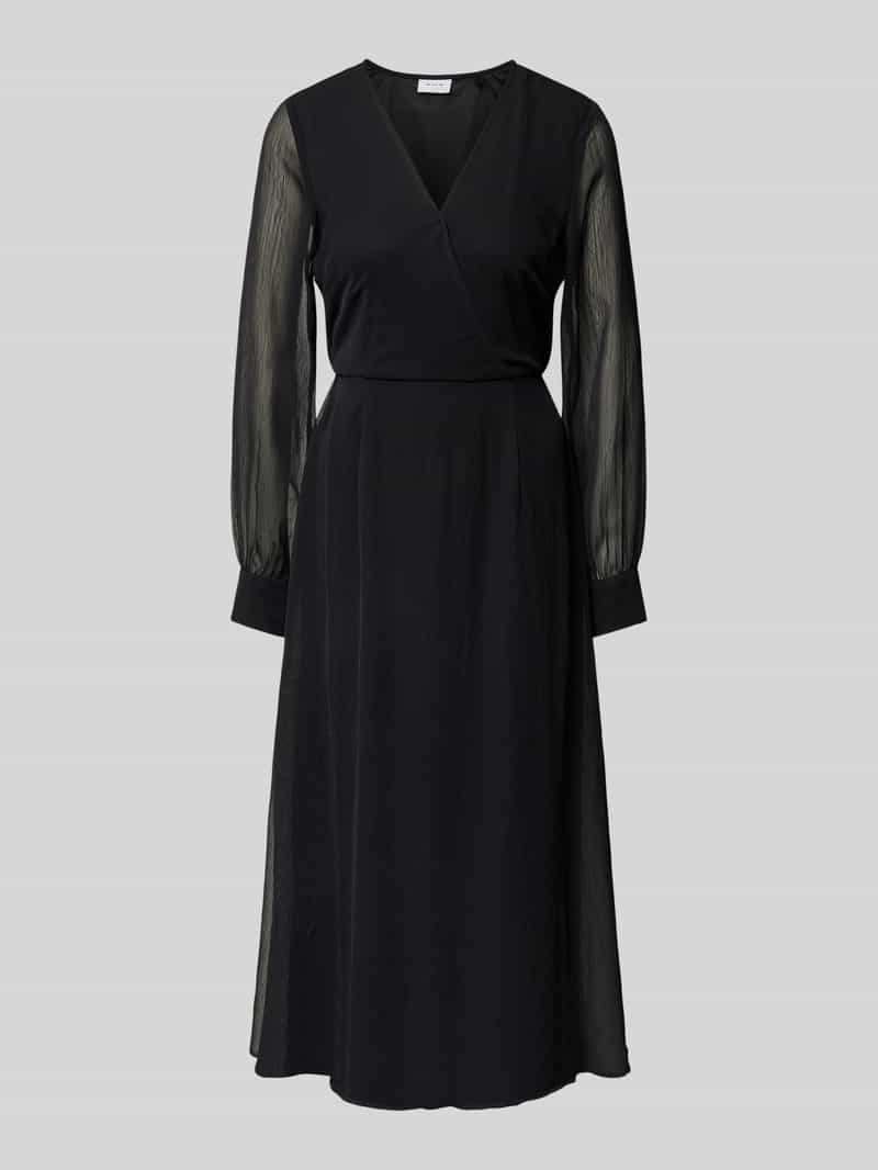 Vila Midi-jurk in wikkellook model 'FALIA'