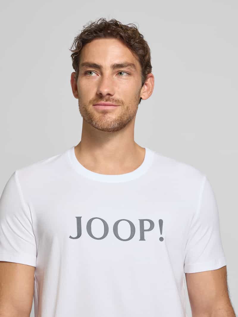 JOOP! Collection T-shirt met logoprint en ronde hals